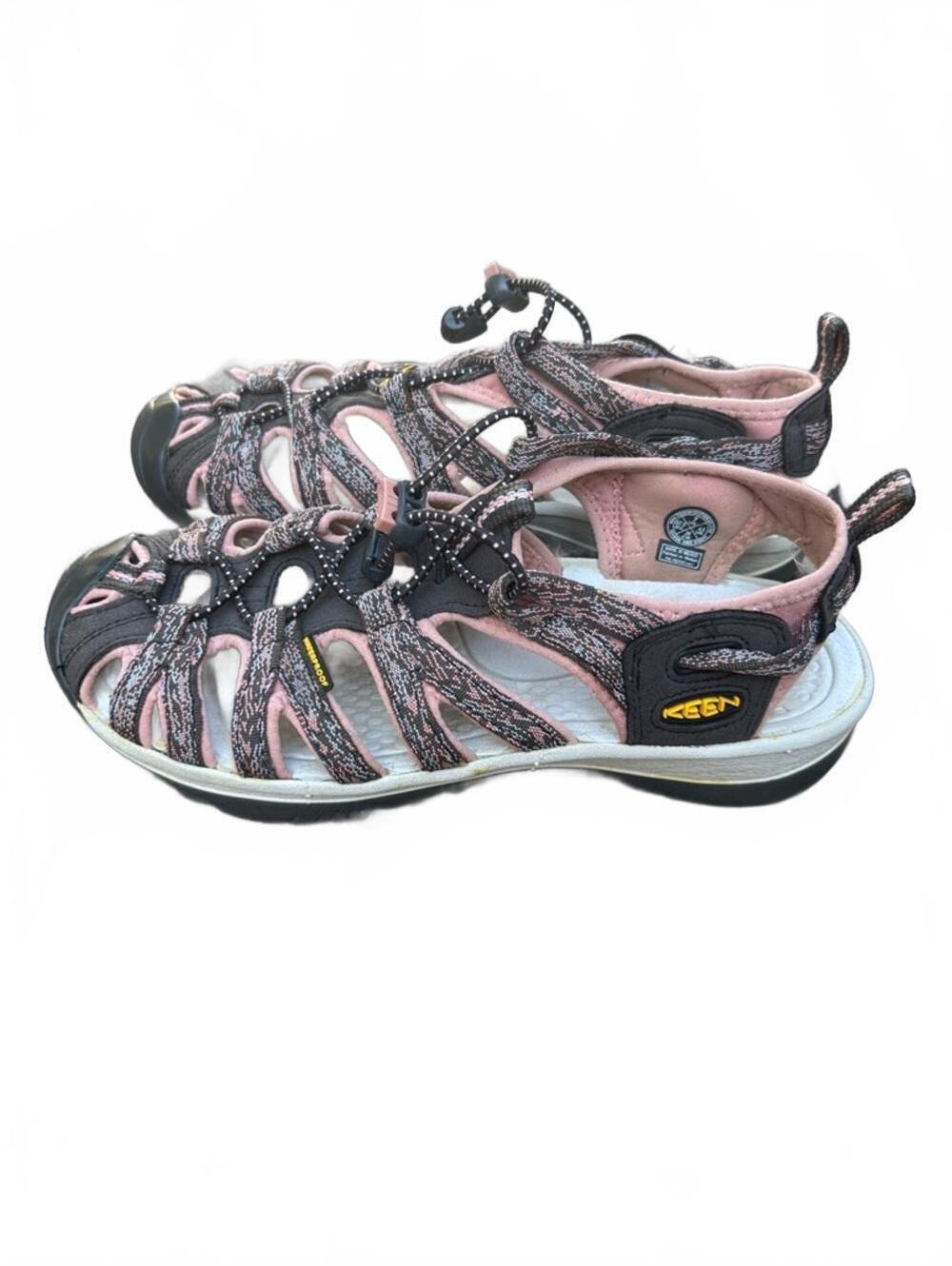 KEEN Whisper Sandals Washable Taupe/Coral/Grey 1022810 | Women’s Size US7 EU37.5